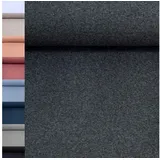 MAGAM-Stoffe Stoff "Laura", Bündchenstoff Grobstrick uni OEKO-TEX Meterware ab 50cm schwarz