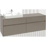 Villeroy & Boch Collaro Waschtischunterschrank C02200AA 160x54,8x50cm, Waschtisch links, White oak