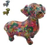 netproshop Spardose Dackel Größe S aus Keramik Pomme Pidou, Auswahl:Flowerdream
