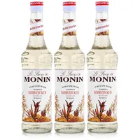 Monin Sirup Rohrzucker 700ml - Cocktails Milchshakes Kaffeesirup (3er Pack)