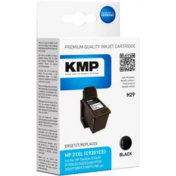 KMP H29 - 16 ml - Hohe Ergiebigkeit - Schwarz - kompatibel - Tintenpatrone (Alte