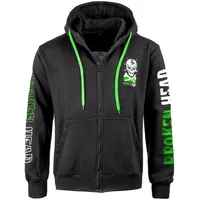Broken Head Hoodie Original Grün