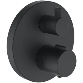 Laufen Twin Duschthermostat Unterputz schwarz matt für 1 Verbraucher Messing HF905474428000
