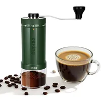 Weltweit Erster Manueller Kaffeemahlwerk Mit 60g Großer Kapazität, Tragbare Hand-Kaffeemühle Mit 40 Einstellbaren Stufen, Keramischem Kegelmahlwerk Für Espresso, Pour Over, Camping, Reisen, Geschenk