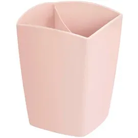 CEP Stiftehalter Mineral rosa Polystyrol 2 Fächer 7,4 x 7,4 x 9,5 cm