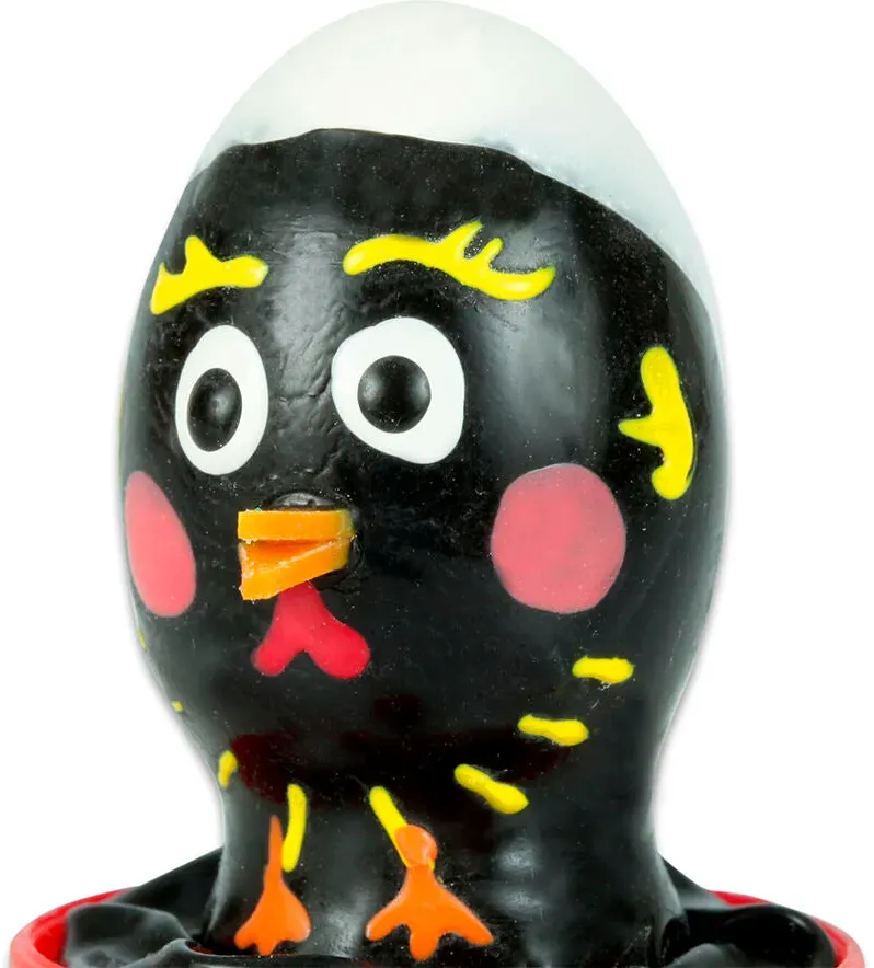 CONDOMERIE - HANDBEMALTE NEUHEITSKONDOME HÜHNCHEN SCHWARZ