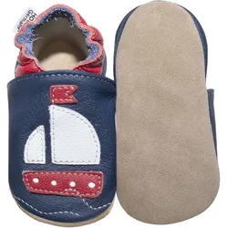 Krabbelschuhe Segelboot 16/17 (0 - 6 Monate) Krabbelsohle