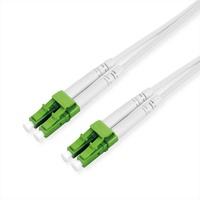 Roline LWL-Kabel Duplex, 9/125μm OS2, LC/LC, stahlarmiert, Glasfaserkabel, (500.0