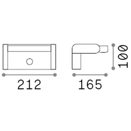 Ideal Lux - SWIPE ap Sensor, Wandleuchte