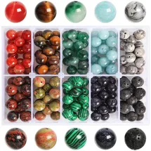 luxuskollektion 170 Natürliche Edelsteinperlen 10mm Schmuck