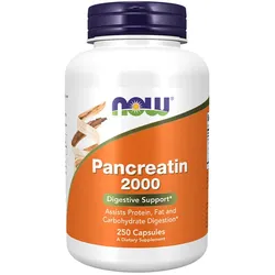 Now Foods Pancreatin 2000 - Digestive Support (250 Kapseln)