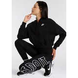 Nike Sportswear Sweatjacke CLUB FLEECE WOMEN'S OVERSIZED CROPPED FULL-ZIP JACKET schwarz L (44/46)