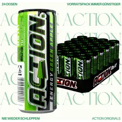 ACTION Green Apple - 24 x 250ml