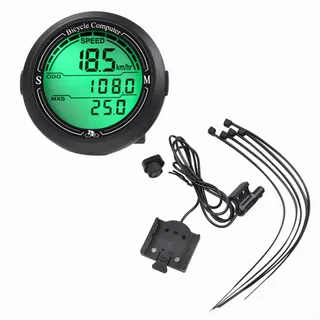 Mini GPS-Fahrradcomputer, Fahrradtacho, wasserdicht, kabellos, LCD-Hintergrundbeleuchtung, für Männer, Frauen, Teenager, Biker, Outdoor-Radfahren