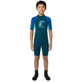 O'Neill Wetsuits Kinder Wetsuit Reactor, Slate/Sky/Ocean, 4, 4867-FQ2-4