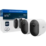 Arlo Pro 5 2K+, 2er Set, Überwachungskamera