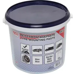 BGS Reifenmontagepaste für Run-Flat-Reifen blau 5 kg