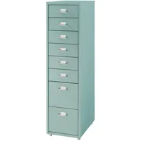 [en.casa] Kökar Rollcontainer 28 cm x 41 cm x 109 cm Mintgrün