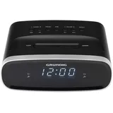 Grundig Sonoclock 1100 Wecker mit Radiofunktion, UKW-Tuner, Weckfunktion, Einschlaf-Automatik, Schlummerfunktion, Alarmsignal, LED Display, Schwarz