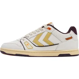 hummel Power Play LX-E AP2 Sneaker Schuhe beige/gelb/lila 226278-9325, Schuhgröße:42 EU - Weiß - 42
