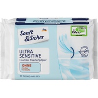 Feuchtes Toilettenpapier Ultra Sensitiv Doppelpack (2x50 St)