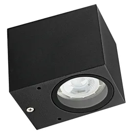 Heitronic Außenwandleuchte Aluminium 8,0 cm 1-flammig GU10 anthrazit