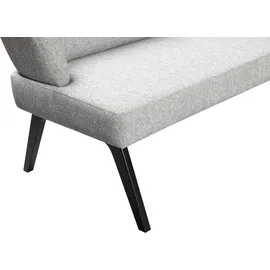 Home Affaire Eckbank HOME AFFAIRE "Aretha Küchenbank, Polsterbank, Esszimmerbank, Breite 215 cm", grau (antarctica, schwarz), B:215cm H:86cm T:150cm, Massivholz, Polyester, Polyurethan, Sperrholz, Sitzbänke, Eckbank, Moderne Bank in tollen Farben, Nosagfederung,