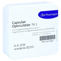 Capsulae Operculatae Kapseln Nr.2 0,37 100 St