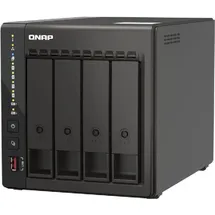 QNAP TS-453E-8G (0 TB), NAS, Schwarz