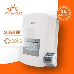 Solis 3.6 kW Hybrid Wechselrichter S5 EH1P (inkl. 3-Phasen Meter)
