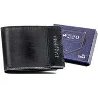 BUFFALO WILD Kleine Geldbörse Herren blau