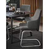 Stressless Stressless® Polsterstuhl »Laurel«, ROHLEDER Stoff Q2 FARON, Stahl, grau (dark grey q2 faron chrom matt)