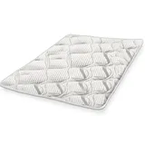 The White Stone Topper Ergonomische Matratzenauflage 130 x 200 cm Weiß