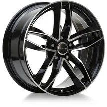 AVUS Racing AF16 9,0 x 20 5 x 112 ET40 MB66,6 Schwarz Poliert