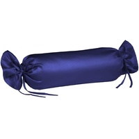 Nackenrollenbezug Colours, fleuresse (2 Stück), Mako Satin, glänzend, glatt, Premium Qualität blau
