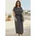 laura scott curve Maxikleid Streifen Beige/Blau 48