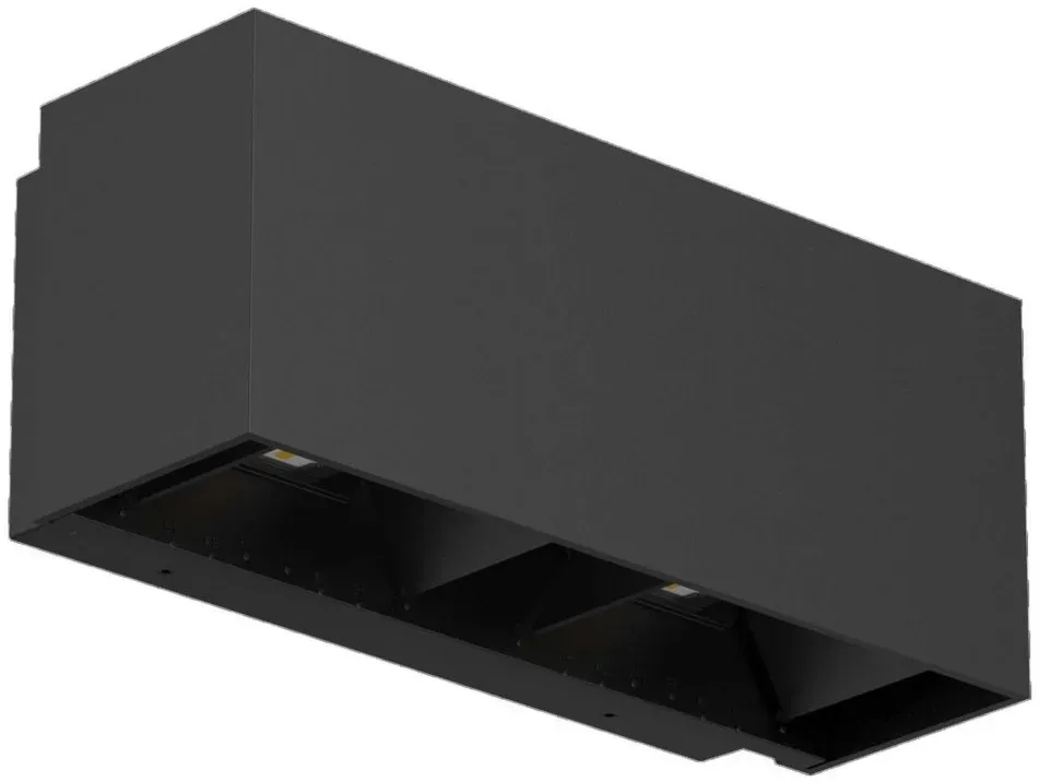 Abalight LED-Außenleuchte VAJO-DUO-18-840-B