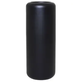 Vivanno Pflanzgefäß Bodenvase Fiberglas Schwarz Matt MERA 90xD35 cm