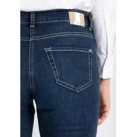 MAC Damen Jeans Slim Fit Carrie Pipe in blauem New Basic-D46 / L30