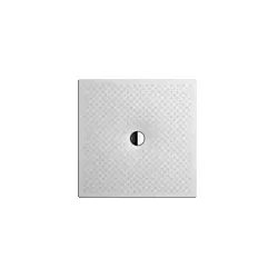 Kaldewei Scona Duschwanne 496847940199 120x120cm, flach, Träger, Vollantislip, manhattan