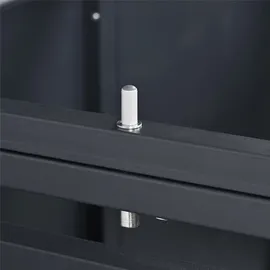 plats® Mülltonnenbox 265 x 80 x 116 cm grau