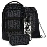 satch Pack Schulrucksack Set 5 Teilig Blurry Faces