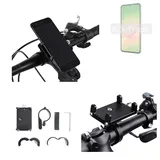 K-S-Trade Smartphone-Halterung für Samsung Galaxy Quantum 6, (Handyhalterung das Fahrrad Halter Lenkstange Fahrradhalterung) schwarz