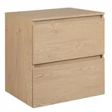 Rodan Waschtischunterschrank 60,6 x 62,3 x 46,0 cm Braun/Eiche