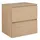 Rodan Waschtischunterschrank 60,6 x 62,3 x 46,0 cm Braun/Eiche