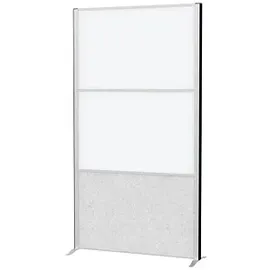 Maul Akustik-Trennwand MAULconnecto hellgrau 2 St. 100 x 182 x 35 cm