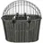 Trixie Front-Fahrradkorb Polyrattan anthrazit