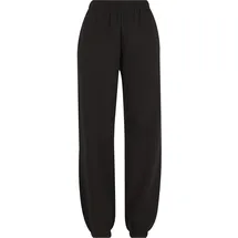 URBAN CLASSICS Jogginghose URBAN CLASSICS "Urban Classics Ladies Basic Essential Sweatpants", Damen, Gr. XS, US-Größen, schwarz, 70% Baumwolle, 30% Polyester, unifarben, normal, Hosen Jogginghose