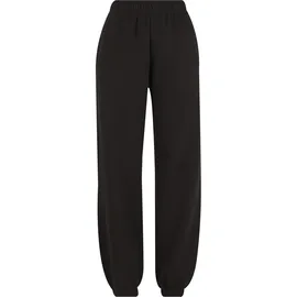 URBAN CLASSICS Jogginghose URBAN CLASSICS "Urban Classics Ladies Basic Essential Sweatpants", Damen, Gr. XS, US-Größen, schwarz, 70% Baumwolle, 30% Polyester, unifarben, normal, Hosen Jogginghose