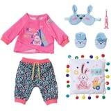 BABY born® BABY born 832714 Bath Deluxe Gute Nacht Set 43 cm - Puppenzubehör und Accessoires bestehend aus Shirt, Hose, Pantoffeln, Schlafmaske, Kissen und Zahnbürste